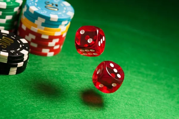 Bandar Ceme live table interface on mega 55 showing dealer and player positions